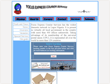 Tablet Screenshot of focusexpresscourierservice.com